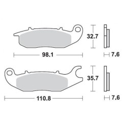 SBS 797HF Front Ceramic Brake Pad for Honda MSX125 14-