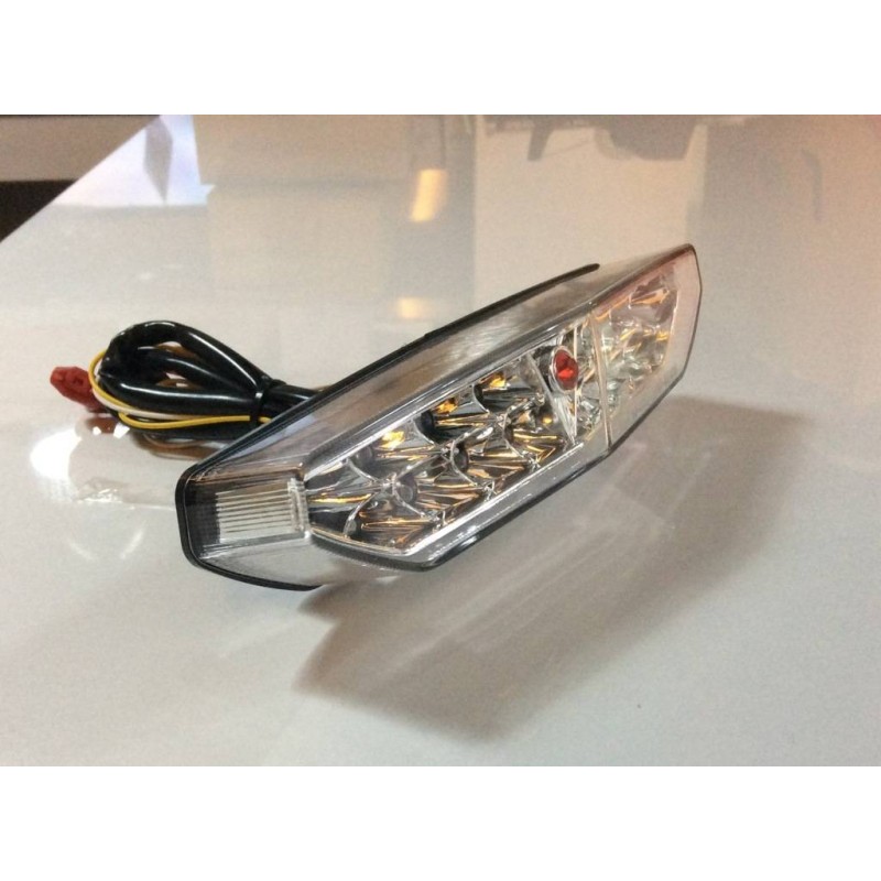 JST 601315C LED Integrated Tail Light for Kawasaki ZX6R 0708 Clear Lens